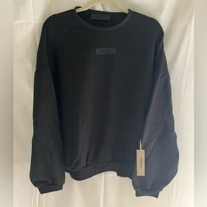 Fear Of God Essentials Jet Black Crewneck